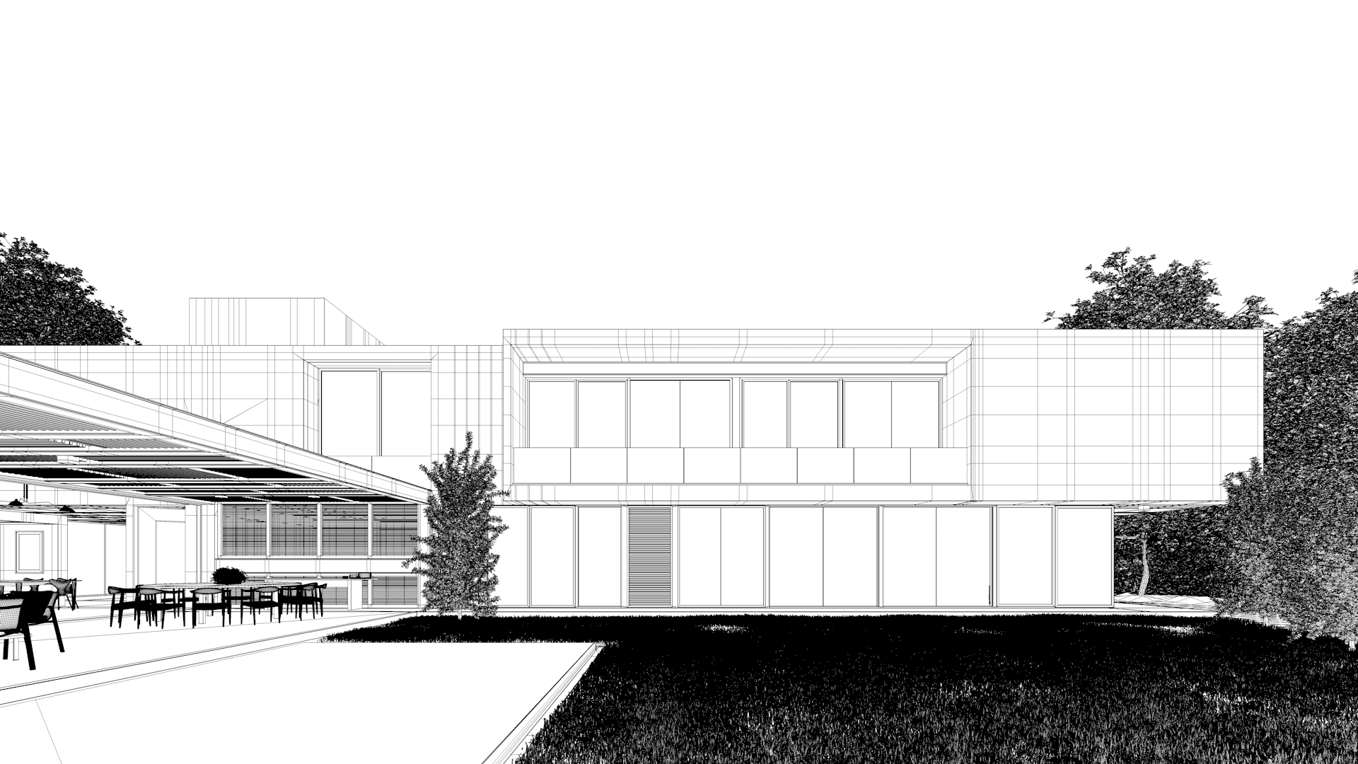 Modern Home Wireframe