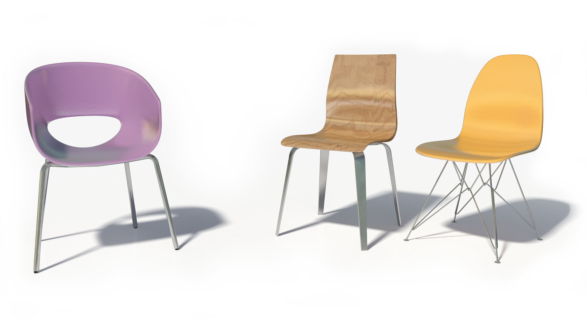 elwoodesign, Elwood design, 3D Architectural Models Renders, 3D Modern Chairs